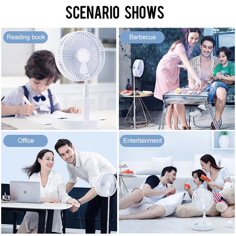 FALADO|™ Draagbare Elektrische  Ventilator