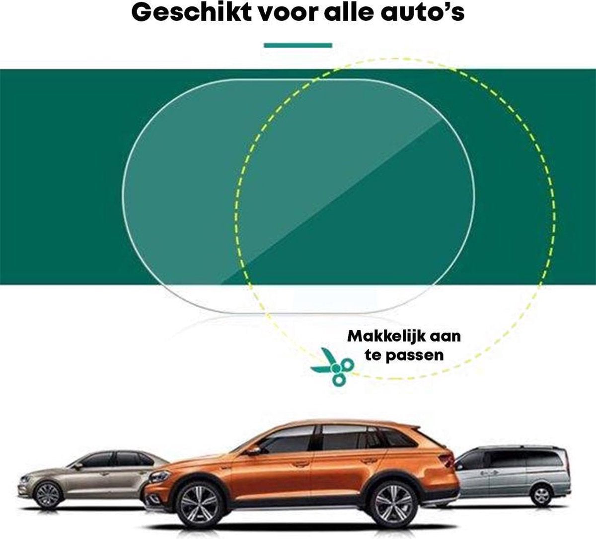 FALADO|™ Waterafstotende auto sticker