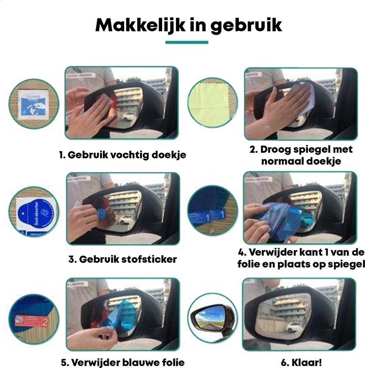 FALADO|™ Waterafstotende auto sticker