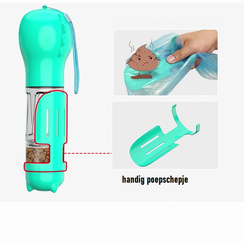 Falado|™ Draagbare 4-in-1 Honden Drinkfles