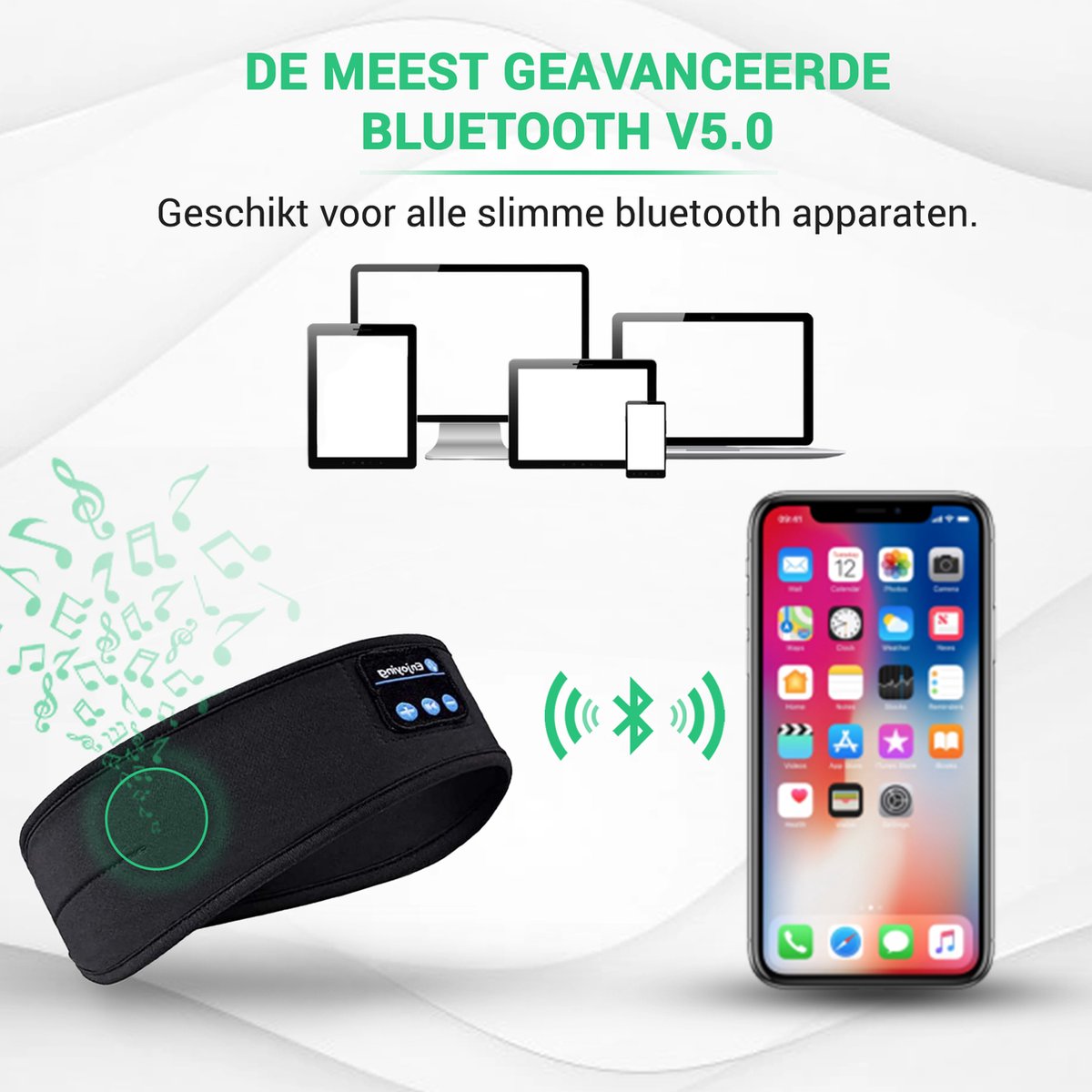 FALADO|™ Droom Band Bluetooth Slaap Koptelefoon