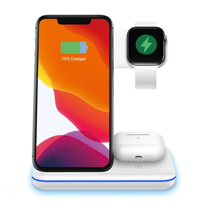 FALADO|™ Al Charge™ 3-in-1 Draadloos Oplaadstation