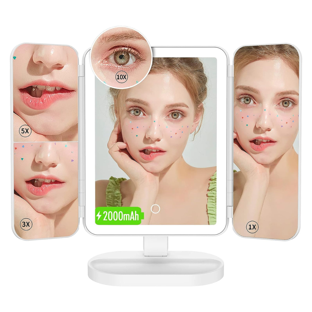 FALADO|™ Opvouwbare  Led Make-Upspiegel